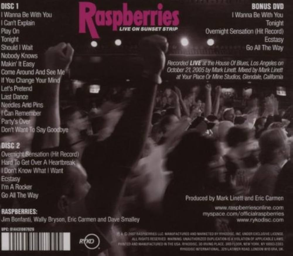 The Raspberries - Live on Sunset Strip (Deluxe Version) - Amazon