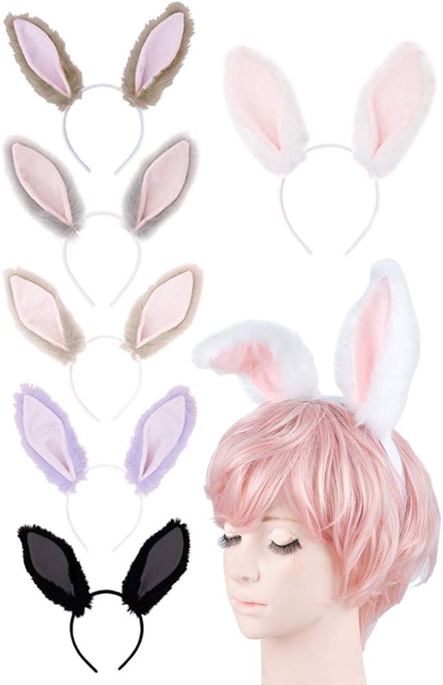 Amazon.co.jp: [クラッセ] コスプレ用 ふさふさウサ耳 カチューシャ