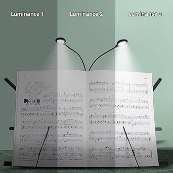 Amazon.co.jp : LEDライト譜面スタンド用 、 クリップライト、譜面台用