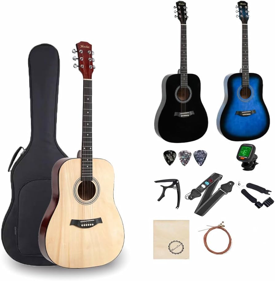 Amazon | アコースティックギター セット 41インチ 初心者 アコギ バス