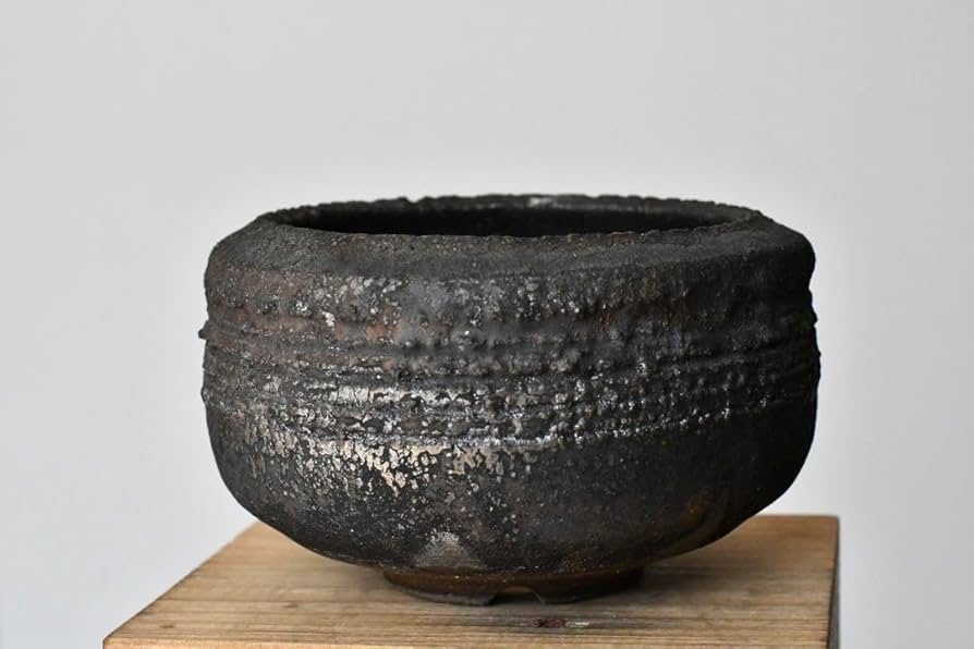 細川政己 陶器製 植木鉢 鉢 大鉢 細川政己 大鉢 y鉢 激安