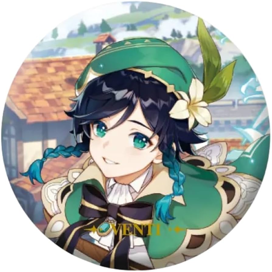 Amazon.co.jp: 原神シリーズ キャラクター缶バッジ Genshin ウェンティ