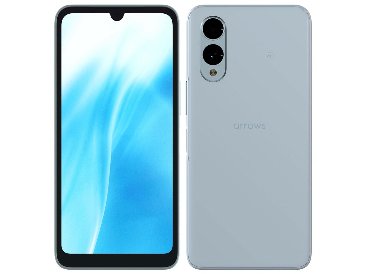 Amazon | SIMフリー arrows We2 FCG02 ライトブルー AU スマートフォン