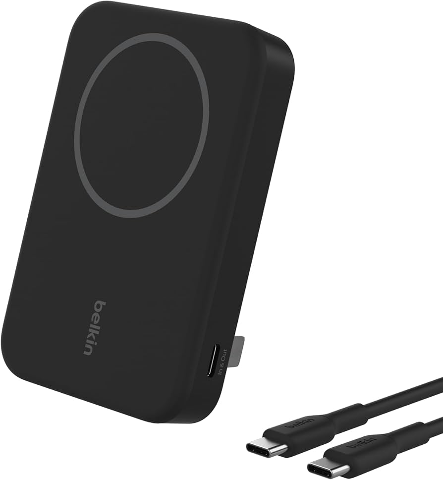 Amazon.com: Belkin Portable Charger, Wireless Power Bank 15W 8000