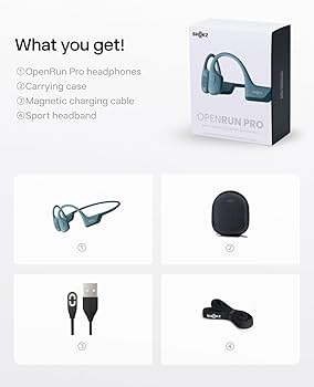 Amazon.com: SHOKZ OpenRun Pro-Bone Conduction Headphones, Open-Ear