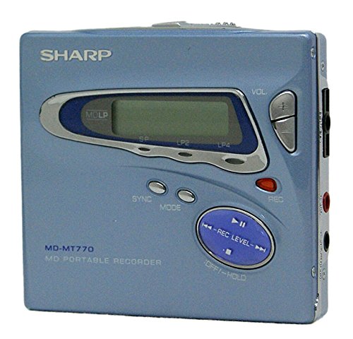 Amazon.co.jp: SHARP シャープ MD-MT770-A ブルー ポータブルMD