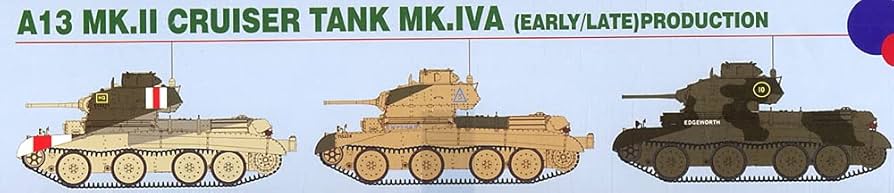 Amazon | ブロンコモデル 1/35 イギリス マークIV-A型巡航戦車 A13Mk