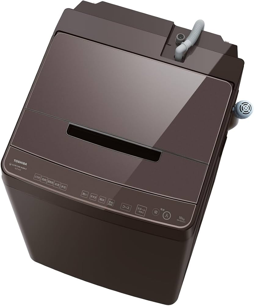 Amazon | 東芝 AW-10DP3 (T) ボルドーブラウン ZABOON [全自動洗濯機