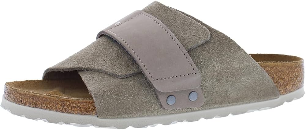Amazon.com: Birkenstock Women's Kyoto Suede Sandals, Gray Taupe