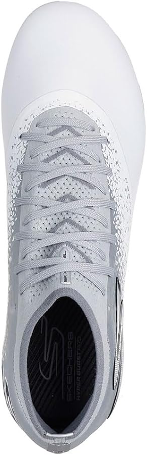 Amazon.com | Skechers Men's 252020-WSL Shoes, White/Silver, 8