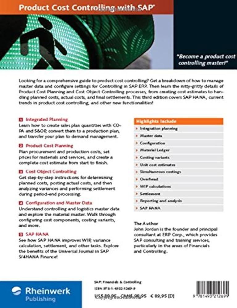 Amazon.com: Product Cost Controlling with SAP Product Costing: SAP