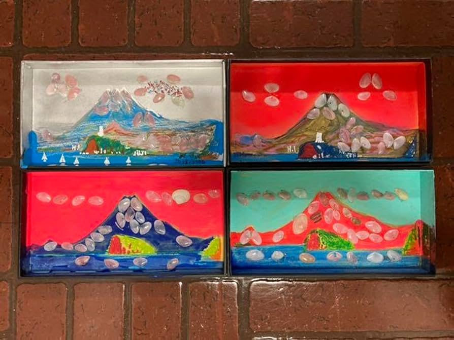 空飛ぶ画家糸川裕志の静物画、油絵F 10号、額入り、小学六年の作品 空
