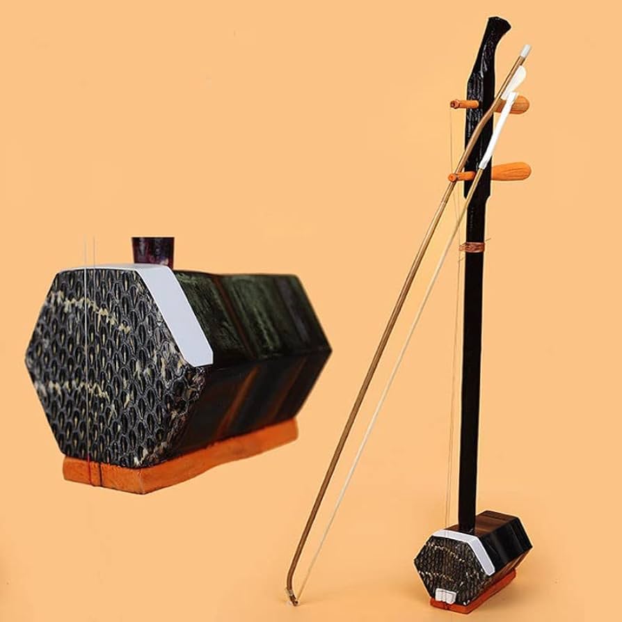 Amazon.co.jp: EIERFSKIOT 中国二胡 2弦バイオリン 伝統民俗楽器