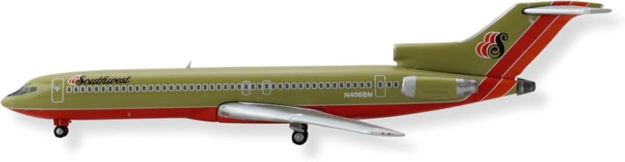 Amazon.com: GeminiJets GJSWA2216 Southwest Airlines Boeing 727-200
