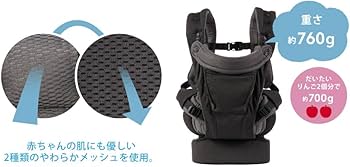 Amazon.co.jp: ラッキー1934 fuwa hug フワハグ 抱っこ紐