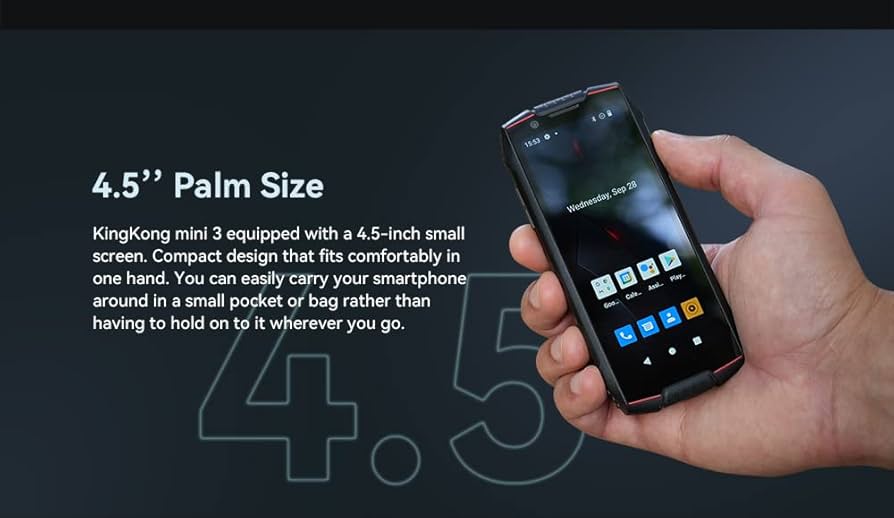 Amazon | Cubot KingKong Mini 3頑丈なスマートフォン4.5インチ
