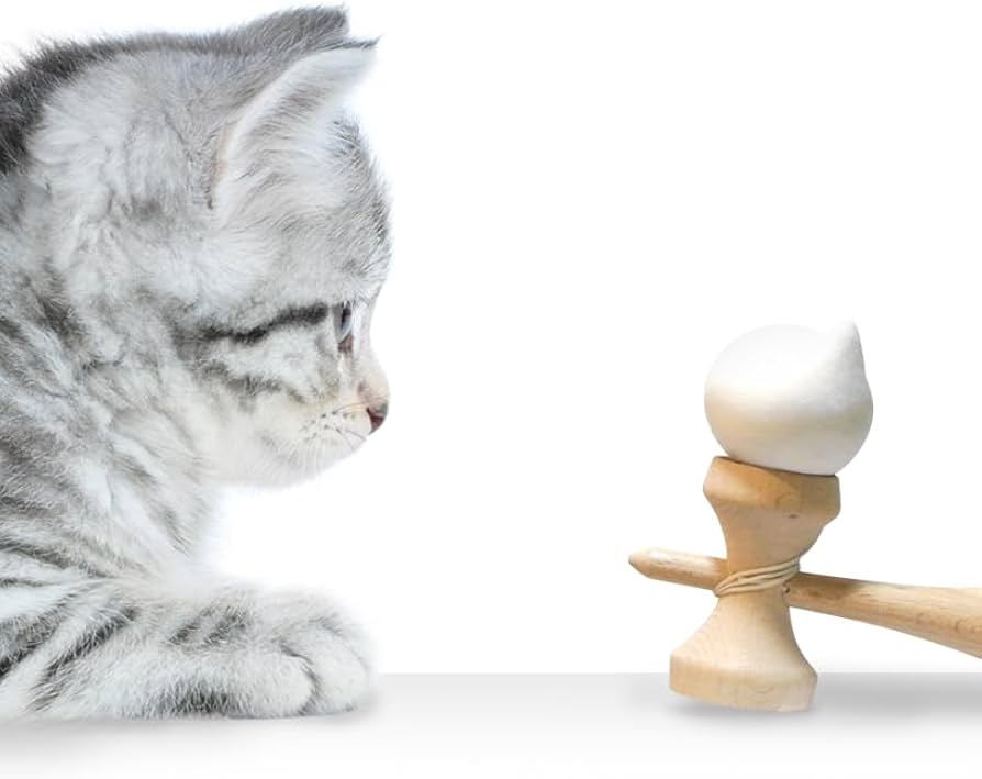 Amazon.co.jp: ねこけん くろねこけん けん玉 猫グッズ インテリア