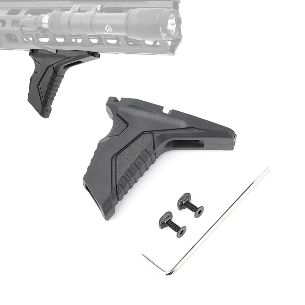 QIRUIMY Tactical Mlok keymod Link Angled Foregrip Handstop with
