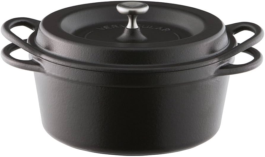 Amazon｜バーミキュラ 鋳物ホーロー鍋 18cm マットブラック 無水調理
