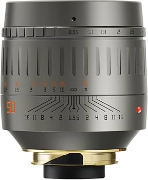 Amazon.co.jp: TTArtisan 50mm F0.95 ASPH Mマウント ライカM チタン