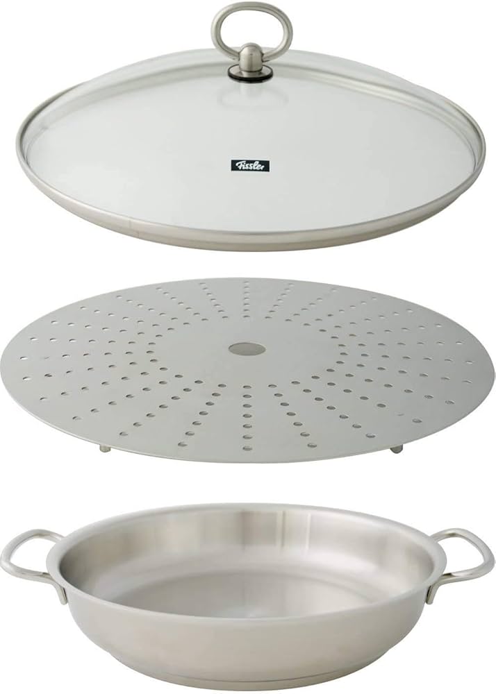 Amazon.co.jp: フィスラー (Fissler) 両手鍋 スチーム サーブパン