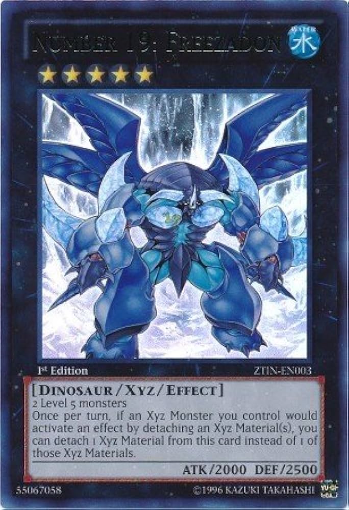 Amazon.com: YU-GI-OH! - Number 19: Freezadon (ZTIN-EN003) - 2013