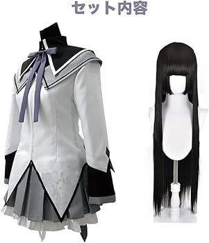 Amazon.co.jp: [OMG] 暁美 ほむら コスプレ衣装『ウイッグ付き』あけみ
