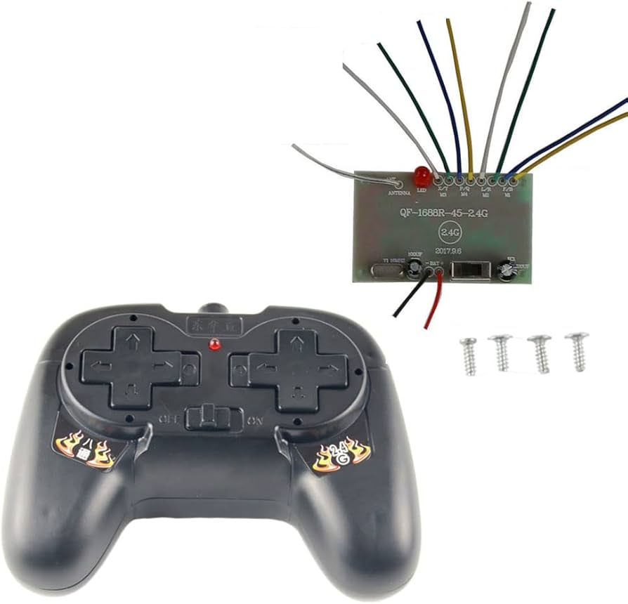 Amazon.com: Delinx 4 8 Channels 2.4GHz Long Range RC Transmitter