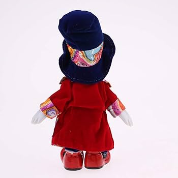 Amazon.co.jp: 全2点 カラフル服 7インチ セ製 道化師人形 ピエロ人形
