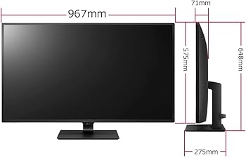 Amazon.co.jp: LG モニター ディスプレイ 43UN700-B 42.5インチ/4K/HDR