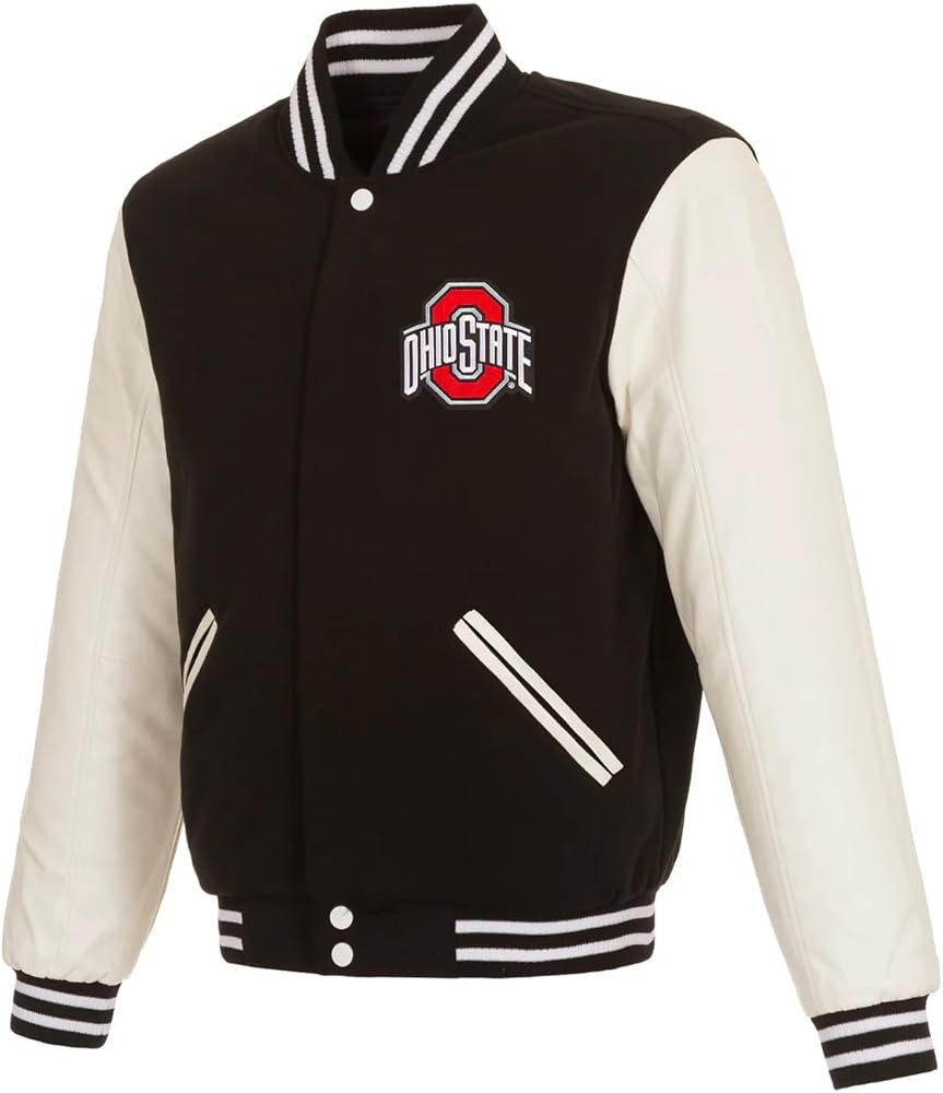 Amazon.com: JH Design Ohio State Buckeyes Jacket Varsity Style
