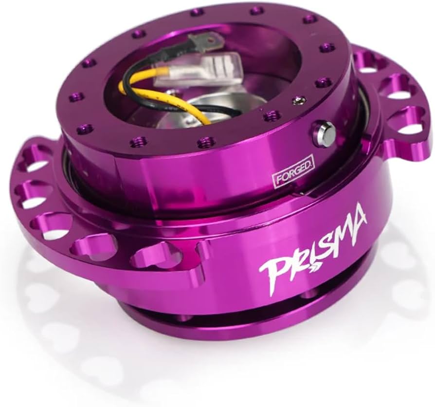 正規品】NRG クイックリリース ステアリング ピンク チーンと鳴る