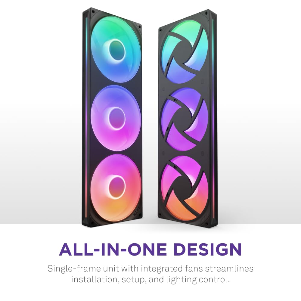 Amazon.com: NZXT F420 RGB Core - 420mm Single-Frame Fan Unit with