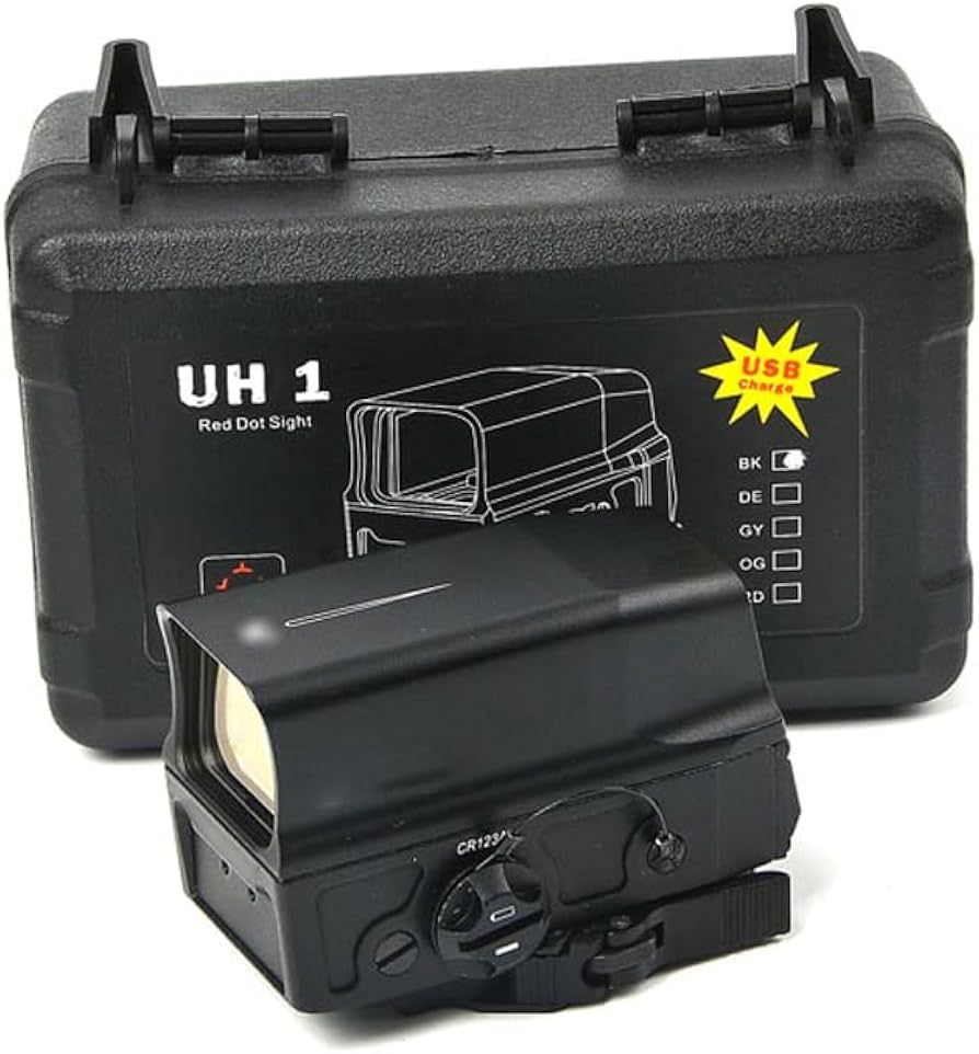 Amazon | UH 1 タイプ レプリカ ドットサイト ダットサイト ホロサイト