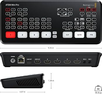 Blackmagic Design ATEM Mini Pro HDMI Live Stream Switcher : Amazon