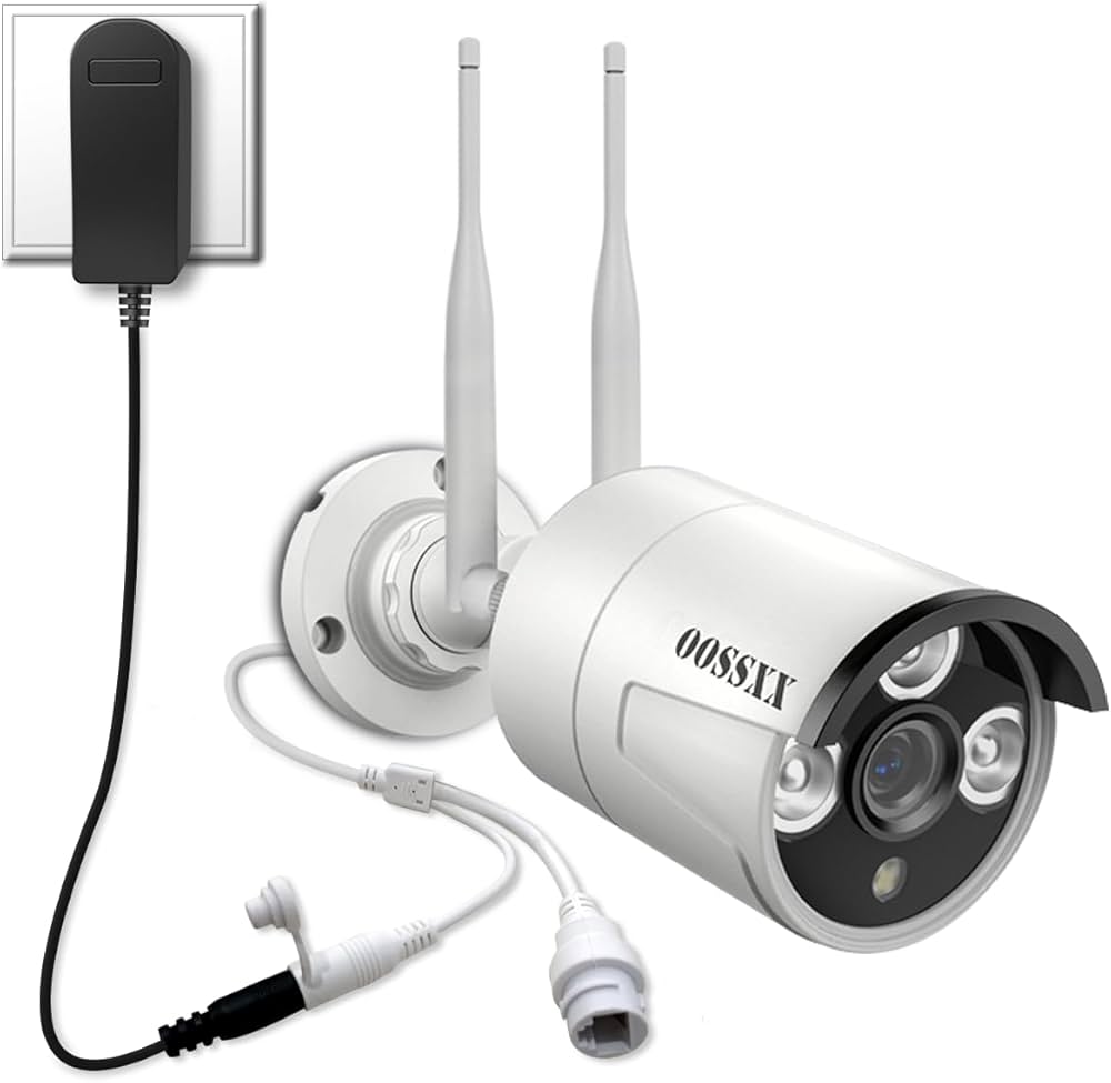 Amazon.co.jp: 【ダブルアンテナ信号強化・AI人体検出】OOSSXX 防犯
