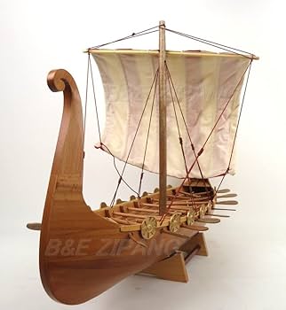 Amazon | 帆船模型 完成品 木製 Drakkar Viking ドラッカーバイキング