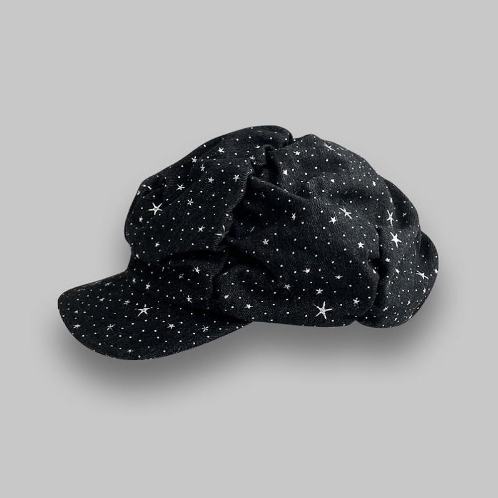 TYATVS Women's Y2k Hat Star Accessories Y2k Accessory Newsboy Hats