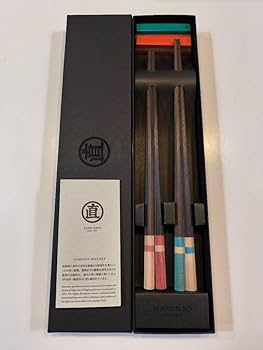 Amazon.co.jp: MARUNAO マルナオ 八角箸 夫婦箸 箸置き セット