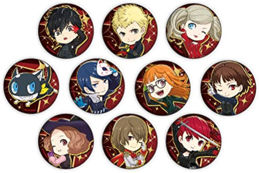 Amazon.co.jp: ペルソナ5 ザ・ロイヤル 02 (ミニキャラ) 缶バッジ BOX