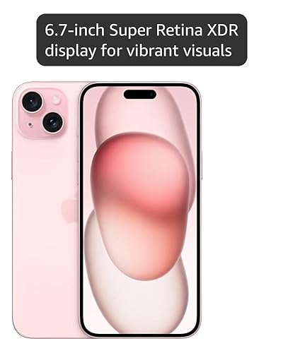 Amazon.com: Apple iPhone 15 Plus, 128GB, Pink - Unlocked (Renewed
