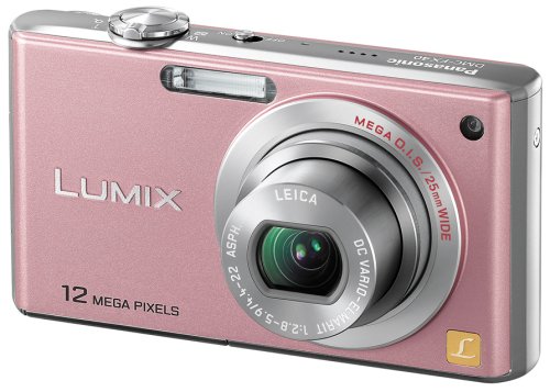 Amazon.co.jp: Panasonic LUMIX FX40 Digital Camera, Sweet Pink, DMC