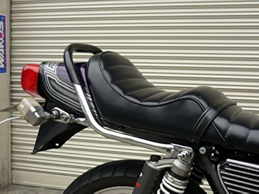 Amazon | PRETTY RACING製 GS400 メッキ極太ゴム巻きタンデムバー