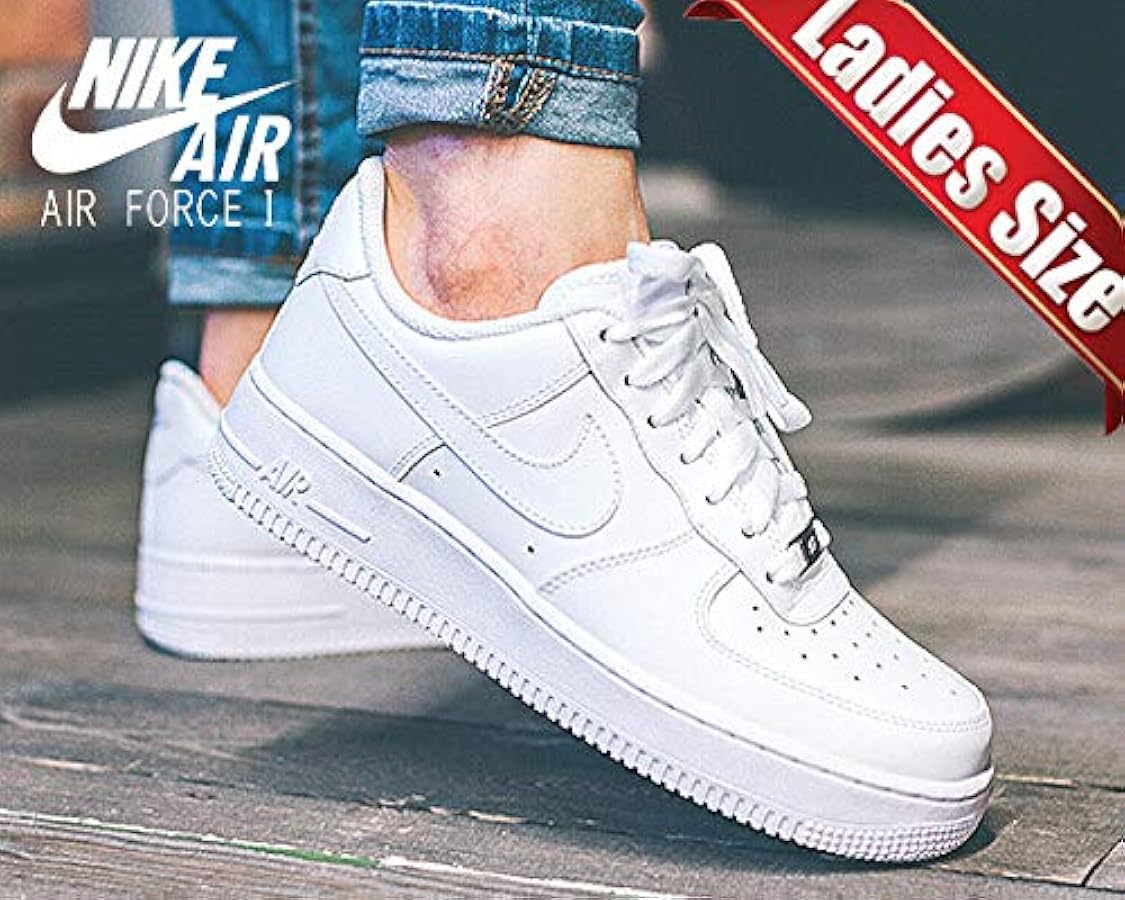 Amazon | [ナイキ] エアフォース 1 レディース AIR FORCE 1 GS white