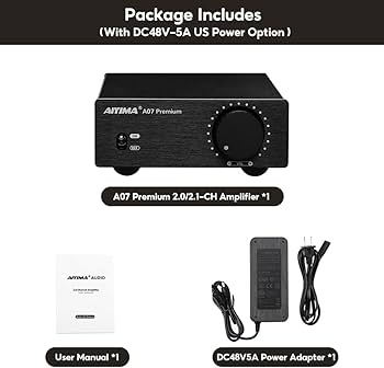 AIYIMA Metal A07 Tpa3255 Power Amplifier 300Wx2 Hifi Class D