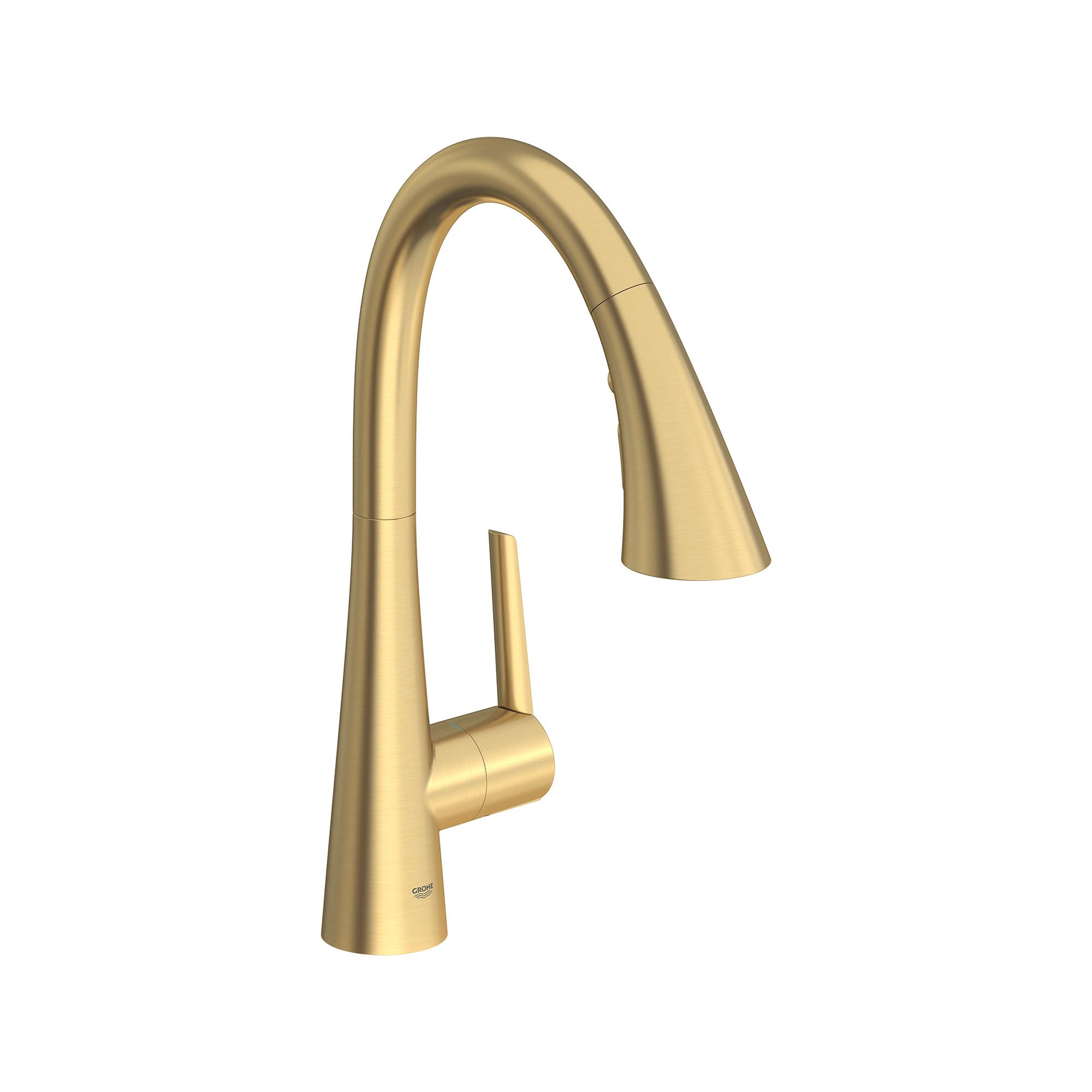 Grohe 30368GN2 Grohe Zedra Pull-Down Kitchen Faucet, Triple Spray