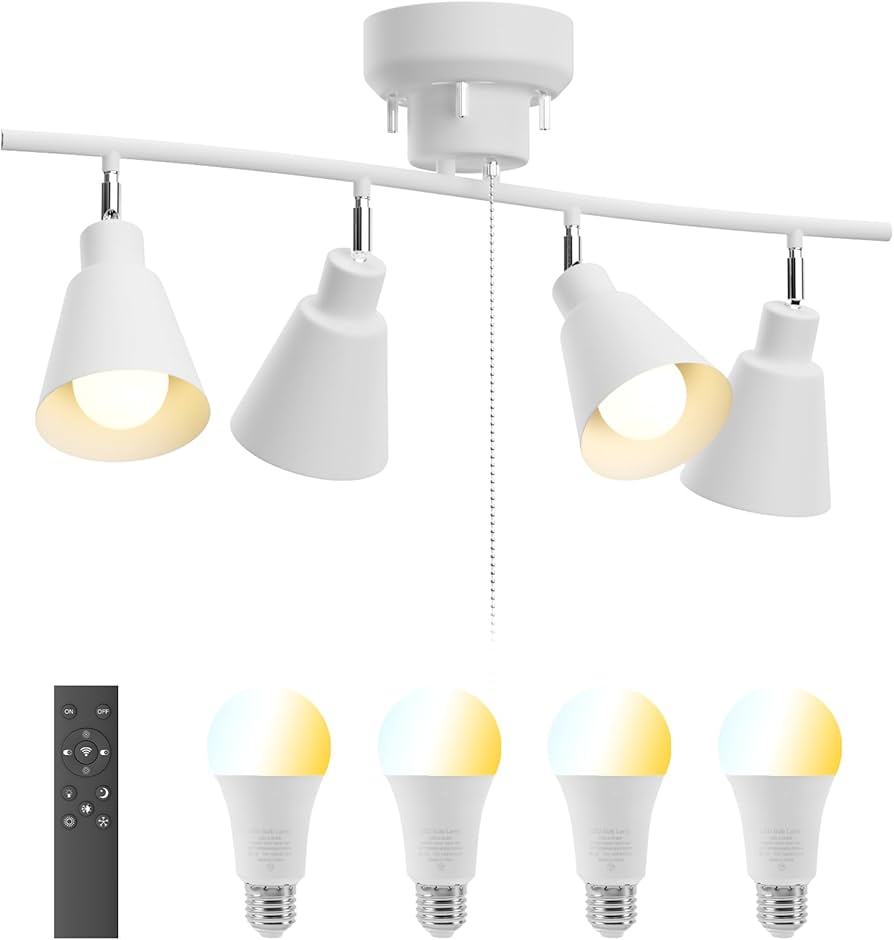 Amazon.co.jp : 「MIMOSA」シーリングライト 4灯 6畳 8畳 照明器具