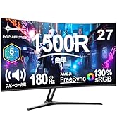 Amazon.co.jp: Minifire モニター27インチ ゲーミングモニター 180Hz