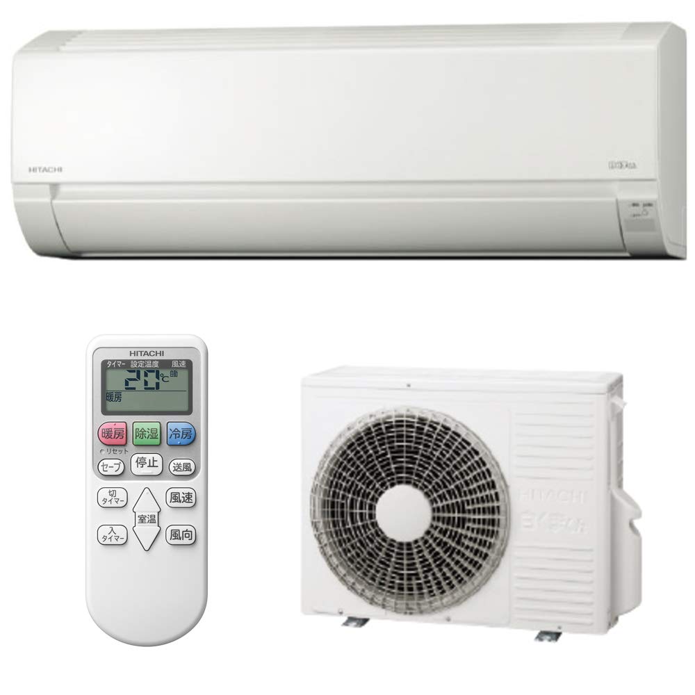 Amazon | RAS-AJ40J2-W 日立 ルームエアコン14畳 白くまくん AJ