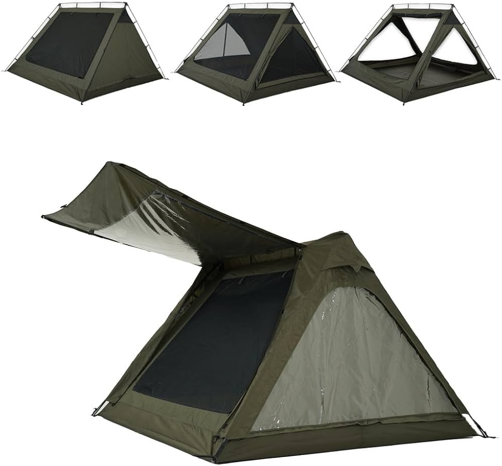 Amazon.co.jp: CAMVIL(カムビル) 4人用 キャンバステント フルレイン